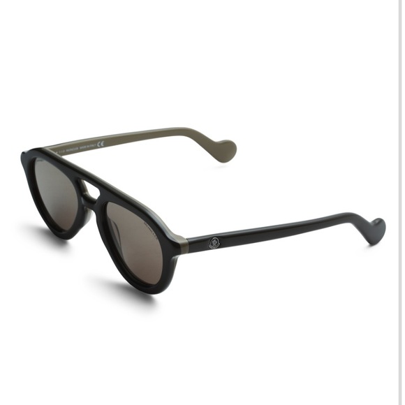 Moncler 52MM Aviator Sunglasses Dark Brown - Picture 4 of 10